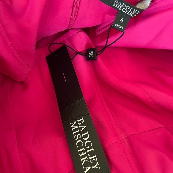 Badgley Mischka Strapless Tiered Ruffle Gown - Picture 11 of 13